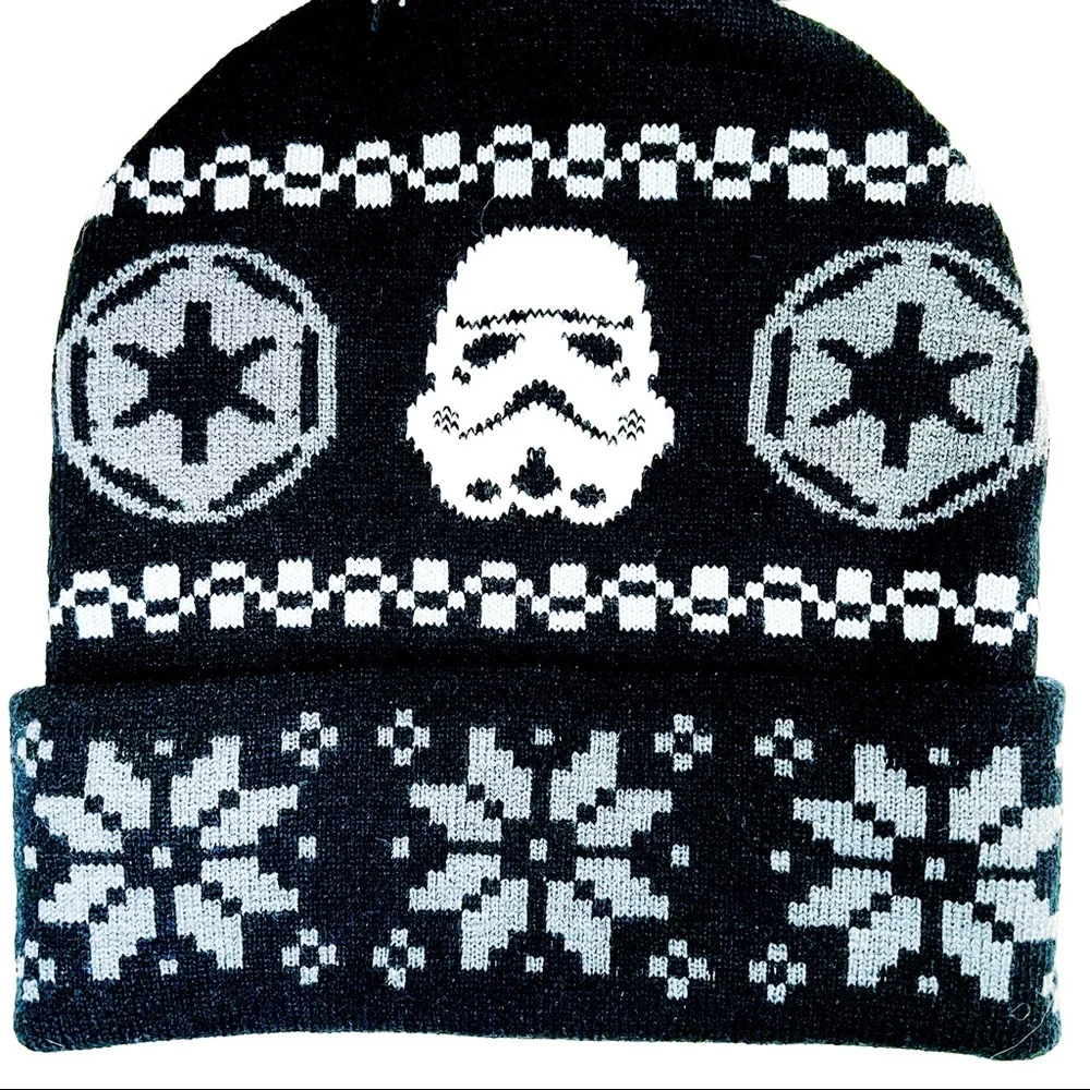 Disney Star Wars Storm Trooper Movie Winter Hat Beanie Mens Womens Gift - Picture 4 of 7